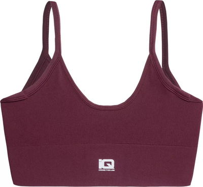 Bra sportiv IQ Ilaria W 92800625368, mbajtje e mesme, najlon edhe elastan, i zi