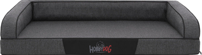Shtrat për qen Gloria Hobbydog Small L, 80x50 cm, gri