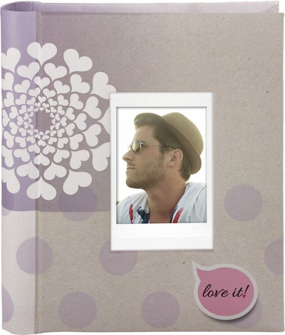 Album fotografik Fujifilm Instax Mini Stylish Dots, 60 foto, shumëngjyrësh