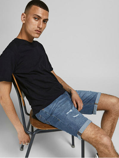 Shortse Jack&Jones JJIRICK Regular Fit, të kaltra