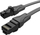 Kabllo interneti Vention Flat CAT6 UTP, 1.5m, e zezë