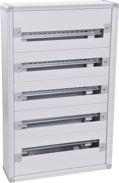 Kabinë elektrike shpërndarëse Legrand XL³ 160, 5 rreshta, metal, e bardhë