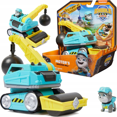 Lodër motor Rubble and Crew, mjet ndërtimi, për fëmijë