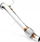 Downpipe shkarkimi BMW E87 118D 120D M47N2, diametër 61mm, çelik inox, ngjyrë argjendtë