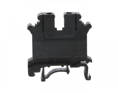 Lidhës njëqarkor ZJ U2 4, 4 mm², 800V, i zi, 50 copë
