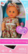 Kukull bebe Mega Creative Baby Doll, 40cm, me gjëra shoqëruese, shumëngjyrëshe