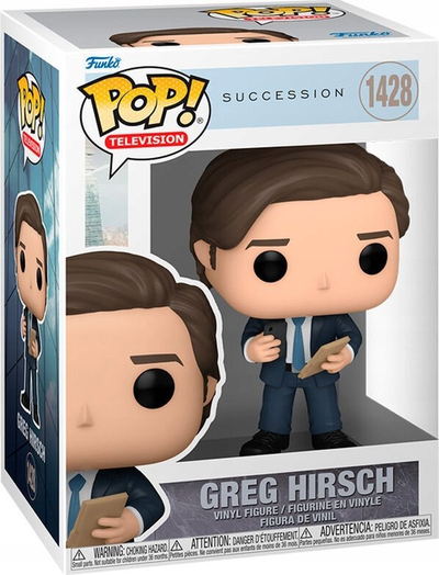 Figurinë Funko Pop Television Succession Greg Hirsch 1428, vinil për me mbledh, 9cm, shumëngjyrëshe