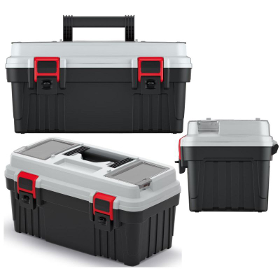 Kuti veglash Kistenberg OPTIMA, 23L, 470x256x238mm, gri me të zezë