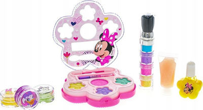 Set grimi për kalamaj Disney Minnie, kasetë me lule, shumëngjyrësh, rozë