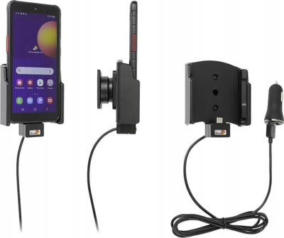 Mbajtëse makine Brodit Active për Samsung Galaxy Xcover 5, USB-C, e zezë