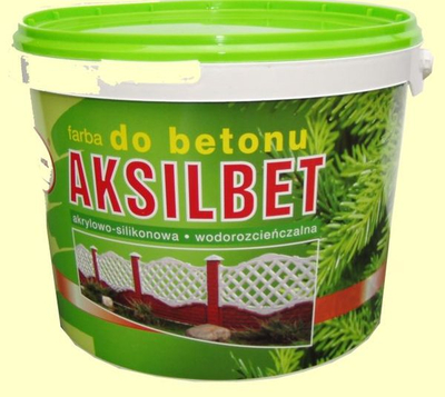 Ngjyrë akrilike silikoni Aksil GN (106082), 1L, e gjelbër