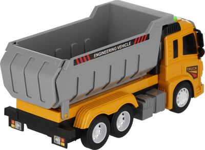 Kamion lodër Mega Creative Truck, me drita edhe zë, 27 cm, i verdhë
