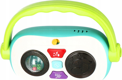 Lodër muzikore Bam-Bam Music Toy Silicone Bamboo Puzzle, për lojë, 18m+