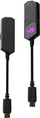 Përshtatës Asus ROG, audio, i zi