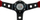 Timon sportiv MTuning Steering Wheel Pro 350mm, offset 80mm, suede i kuq
