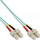 Kabllo optike InLine Fiber Optic Patchcord SC SC, OM3 50 125µm, 5m, jeshile