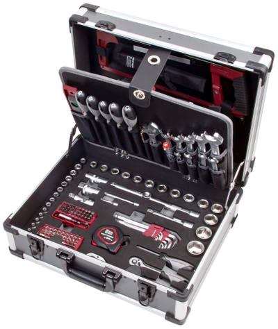 Set vegla pune Kraftwerk 202,147,000 B147, 1/4" + 1/2", 158 pjesë