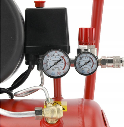 Kompresor ajri Yato YT-23300, 24L, 1500W 8 bar, i kuq