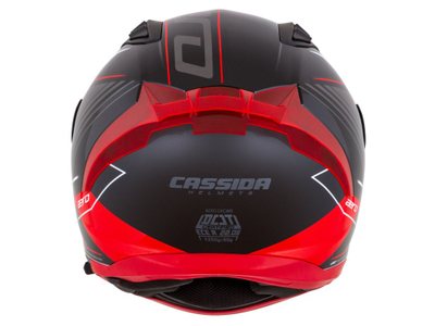 Kaskë moto Cassida Aero Drome, integral full face, polikarbonat, e zezë