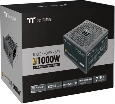 Burim energjie Thermaltake ToughPower SFX Gold PS-STP-1000FNFAGE-1 SFX-L ATX 3.0, 1000W