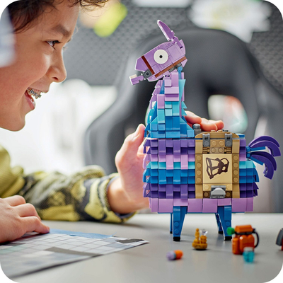 Set lodër LEGO Fortnite Supply Llama, për ndërtim me dorë, plot ngjyra