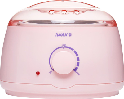 Електричен грејач за восок Iwax 100, за депилација, розов