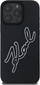 Mbrojtëse telefoni Karl Lagerfeld 3D Rubber Bicolor Signature, për iPhone 16 Pro Max 6.9", TPU dhe PC, e zezë