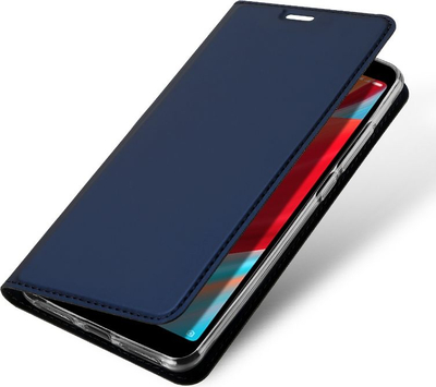 Këllëf magnetic Dux Ducis për Xiaomi Redmi S2, tip wallet, blu