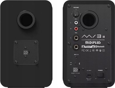 Активни звучници Midiplus MI3 II, 3.5\", блутут, црни