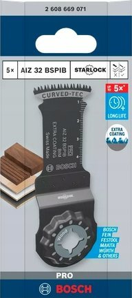 Мултифункционален сет сечки Bosch 2608669071, 5 парчиња, за дрво