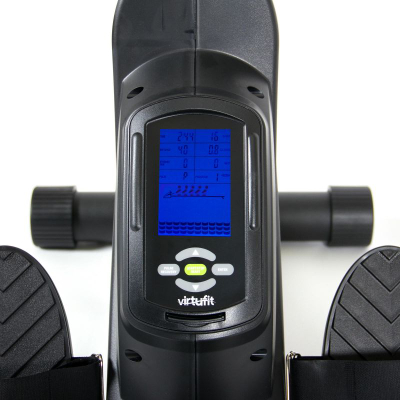 Makinë varkarie VirtuFit Ergometer Rowing Trainer Semi-Pro, me rezistencë që e rregullon vetë, me kompjuter trajnimi, e zezë
