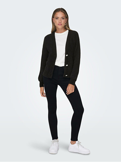 Triko ONLY ONLELLA Regular Fit 15259564 Black