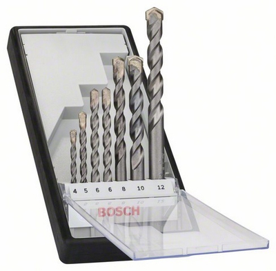 Set shpuese cilindrike betoni Bosch, 4-12 mm, 6 copë
