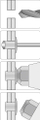 Riveter harmonik Yato Accordion Riveter, 2.4-6.4mm, 5 maja, i kuq
