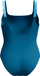 Женски едноделен костим за капење Speedo Eco New Contour Eclipse, отпорен на хлор, изработен од материјали пријателски кон животната средина