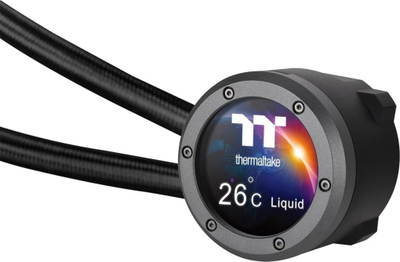 Sistem ftohës AIO Thermaltake TH280 V2 Ultra EX ARGB, radiator 280mm, me ekran LCD 2.1", ngjyrë e zezë