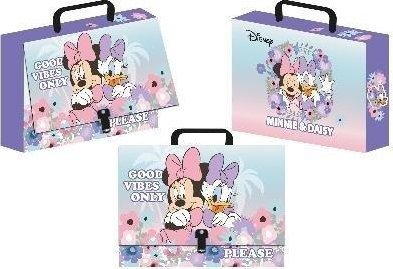 Dosje me dorezë Beniamin Minnie Daisy, A4, karton i fortë, shumëngjyrëshe