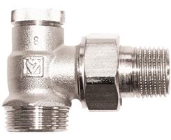Повратен вентил Herz RL-5, 1/2\"x3/4\", аголен, метален