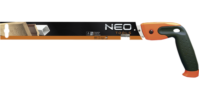 Sharë dore Neo Tools 41-091, teh 300mm, 11 TPI, portokalli e zezë