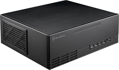 Kasa kompjuterike SilverStone Milo ML11B, Mini ITX, profil i ulët, e zezë