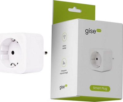 Prizë inteligjente Gise Smart Plug, Wi-Fi Tuya, 16A, e bardhë