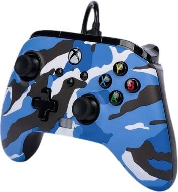 Контролер PowerA Xbox Enhanced Camo, жичен, сина