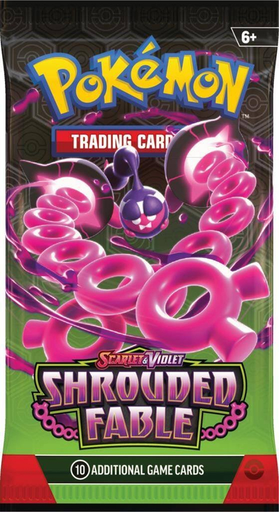 Kuti trajnere Pokémon TCG Scarlet &amp; Violet Shrouded Fable, Elite Trainer Box, për koleksionistë, shumëngjyrëshe