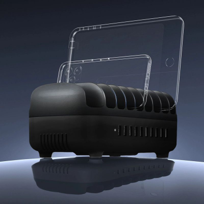 Stacion karikimi Orico DUK-10P-V1, 10 porta USB-A, 120W, i zi