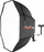Softbox Aurora Firefly Duet FDO 75, 75 cm, për 2 Speedlight, i zi