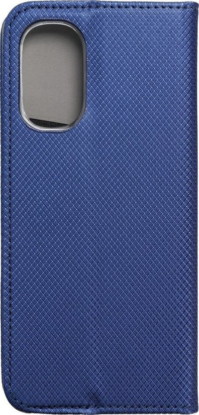 Këllëf libër Smart për Motorola Moto G62, me stand, mbyllje magnetike, blu navy
