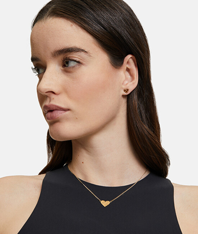 Qafore për femra Tamaris Logomania Heart TJ-0525-N-45, e argjendtë