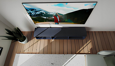 Ekran projektori HP GATS FS90R, 90", 16:9, gri