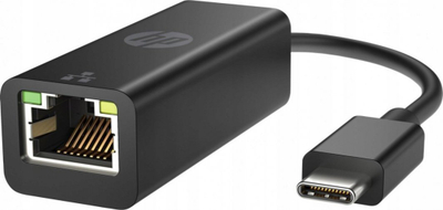Përshtatës USB HP USB-C në RJ45, i zi