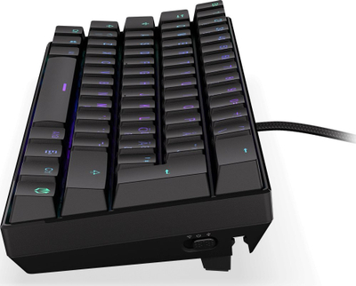 Tastierë mekanike Endorfy Thock Compact Wireless, 65%, RGB, e zezë